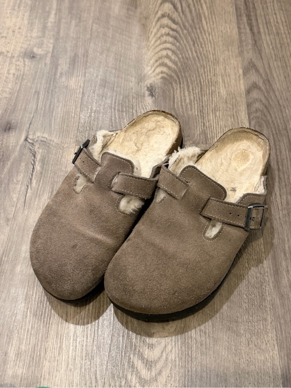 Birkenstock bostons Shearling-Lined Slip-On Clog
